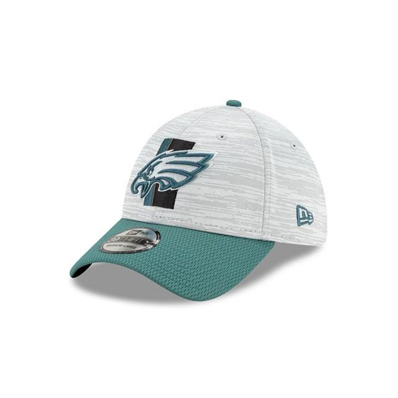 NFL Philadelphia Eagles Official Training 39Thirty Stretch Fit (IFY3989) - Green New Era Caps